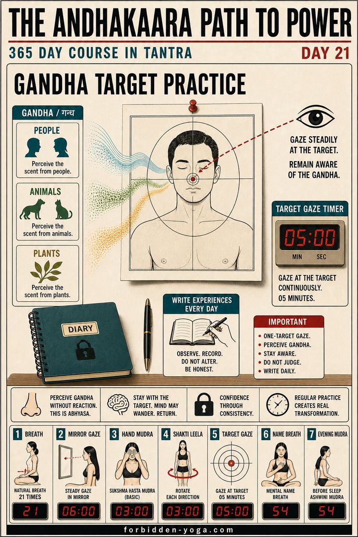 Course poster, day 21