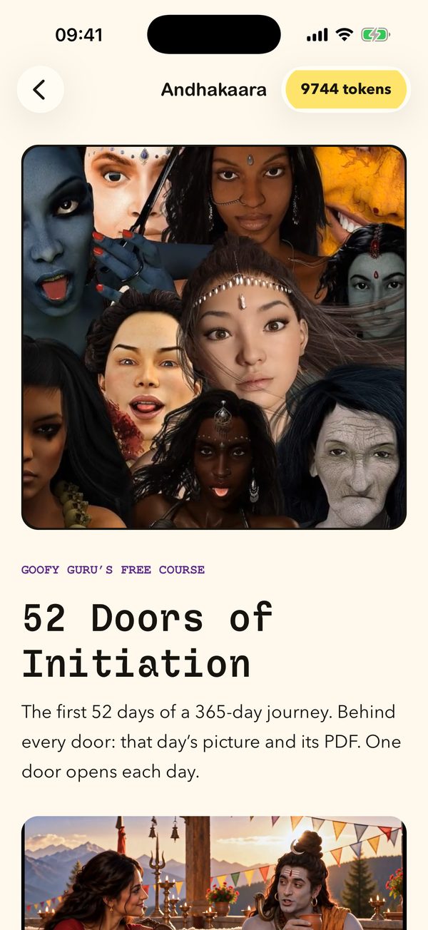 The free course: 52 Doors of Initiation