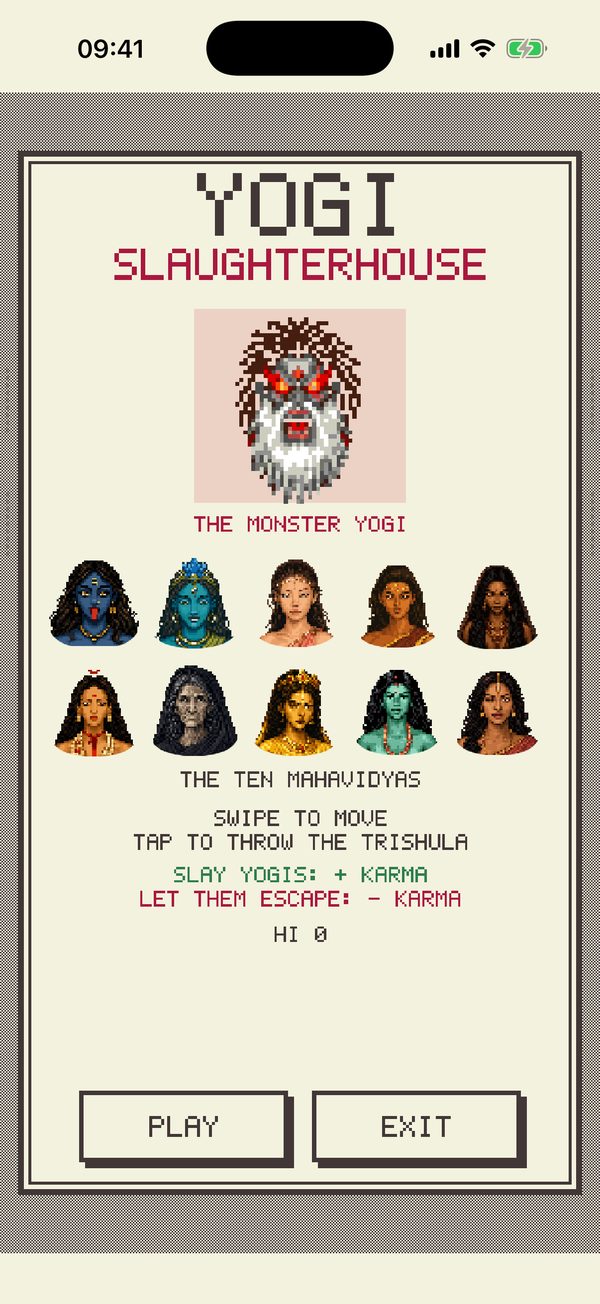 The yogi game: the monster yogi and the ten Mahavidyas