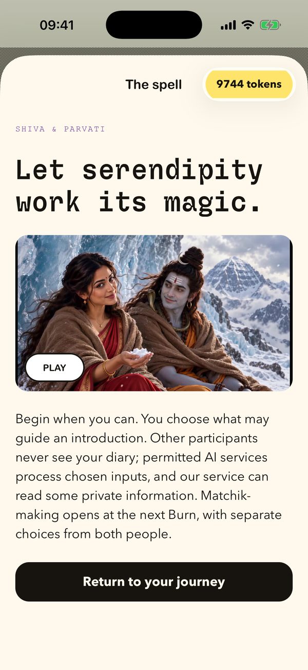 The spell: Let serendipity work its magic